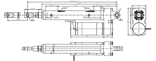 Actuador lineal industrial