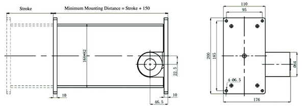 Columna elevadora eléctrica